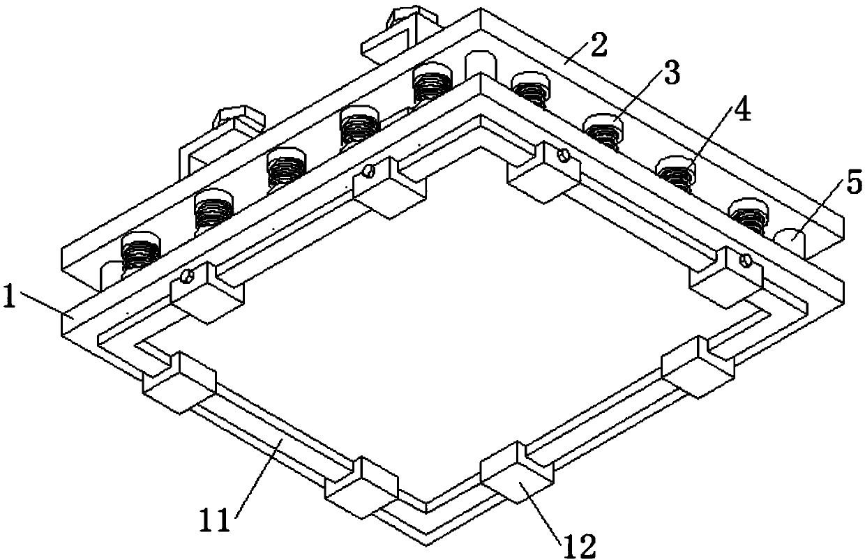 Workpiece clamping protection device for mechanical drilling equipment