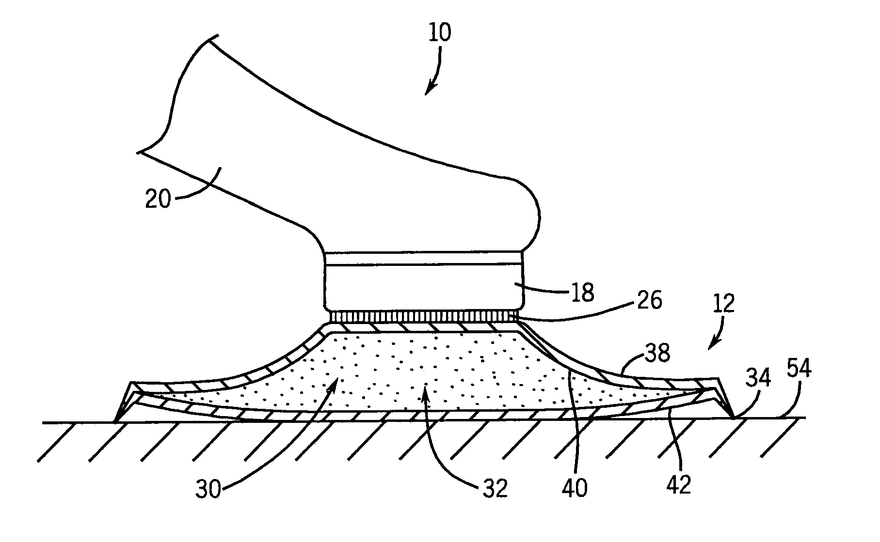 Multi-Layer Surface Treatment Pad For Motorized Device
