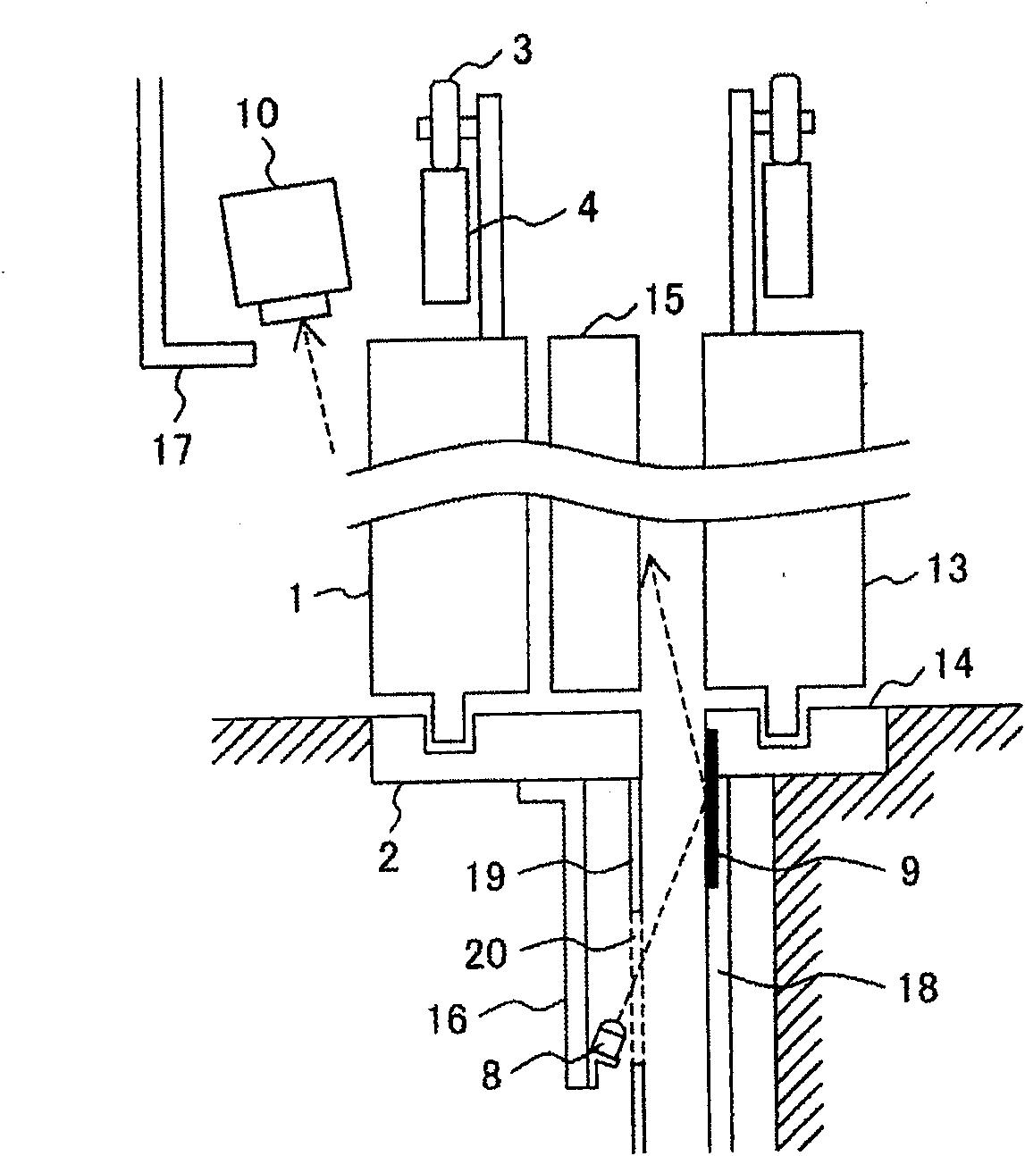 Safety device of an elevator and safety control method