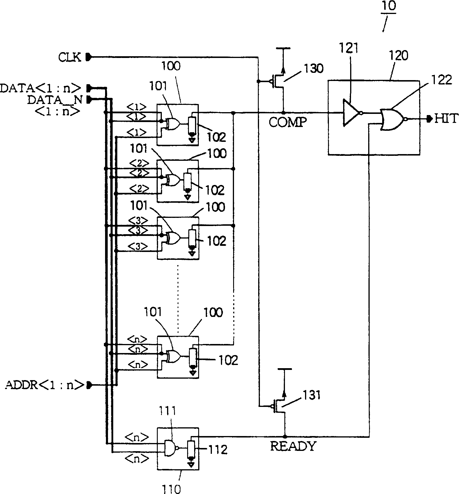 Multiple-bit comparator with reliable output timing and reduced hazards