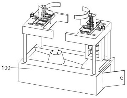 Drilling machine capable of being used for drilling end face of long rod