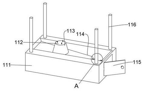 Drilling machine capable of being used for drilling end face of long rod