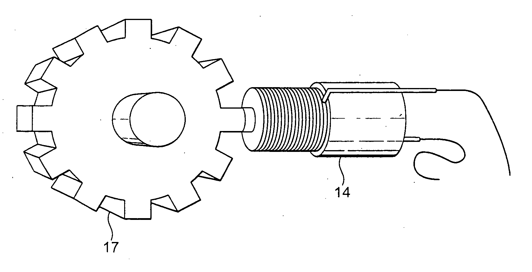 Speed or torque probe for gas turbine engines