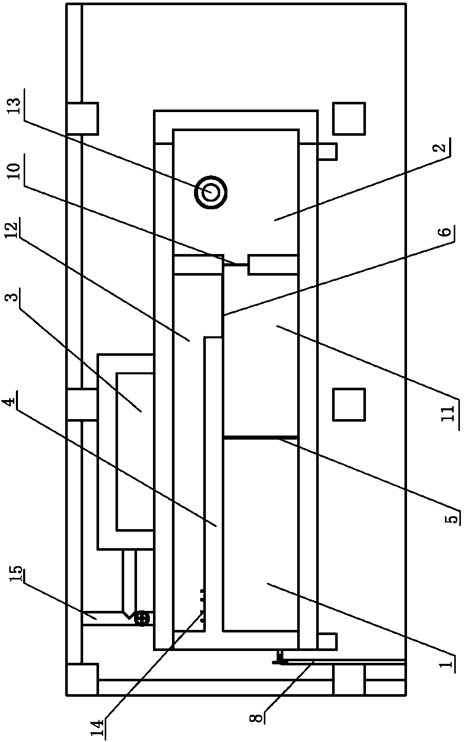 Fish lifting machine observation pool with domestication function