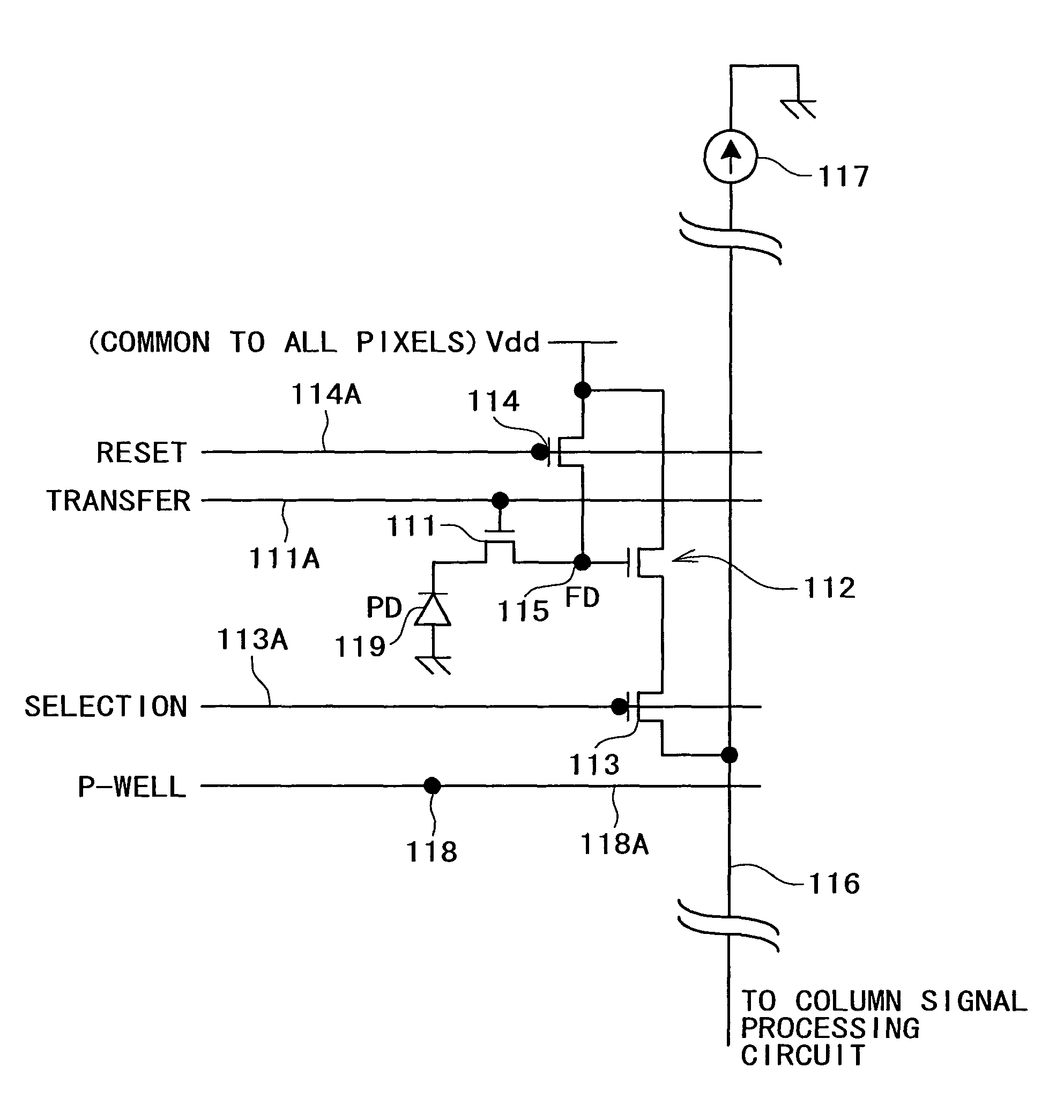 Solid-state image pickup device and driving method therefor