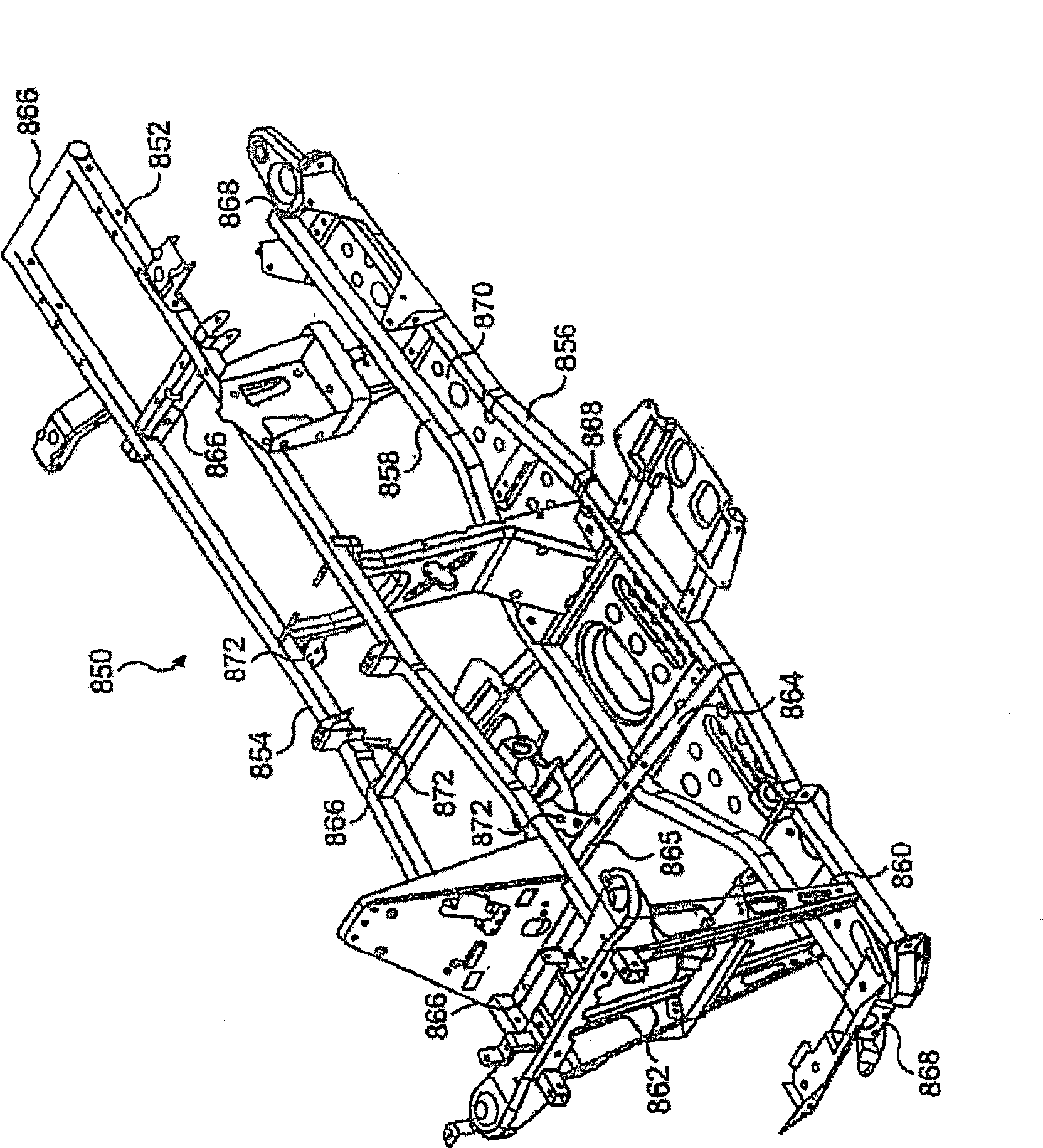 Riding/striding type wheeled vehicle and frame thereof