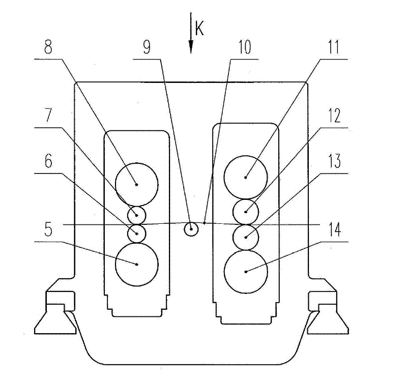 Double four-roll temper mill