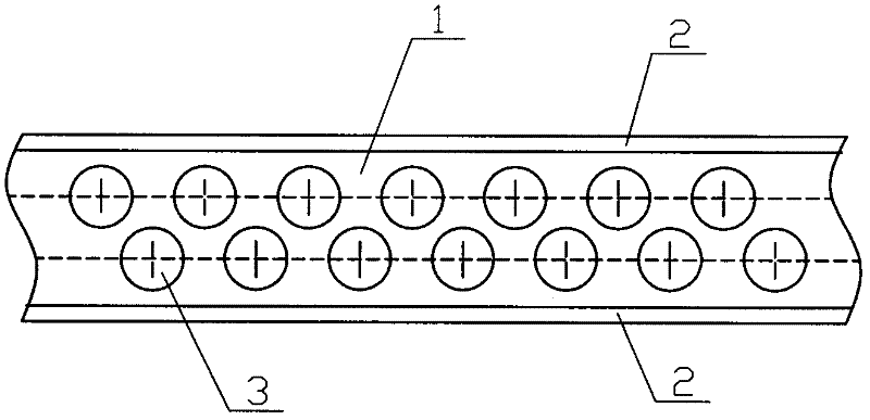 Lightweight multi-layer plastic building template