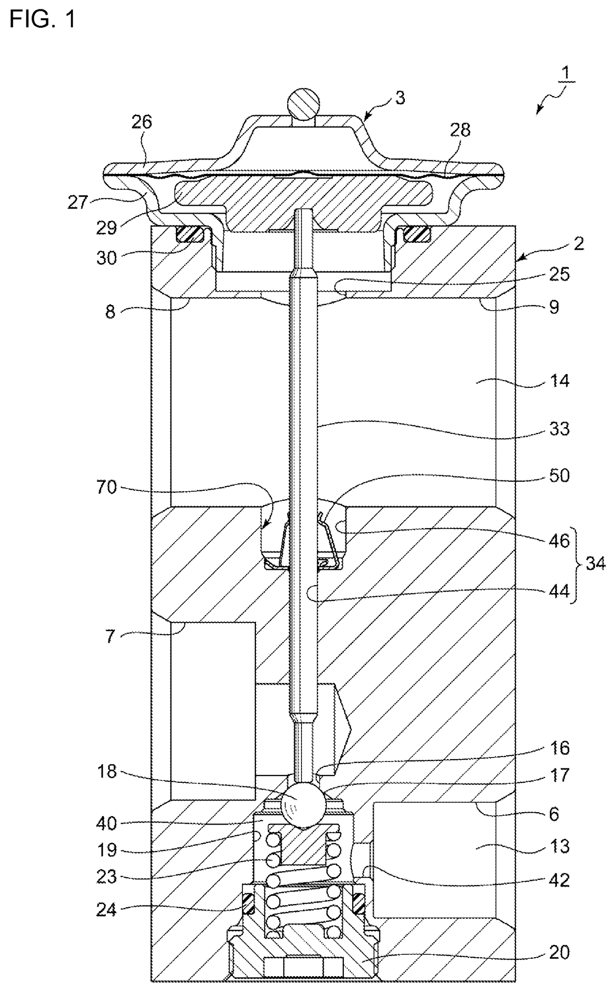 Expansion valve and vibration-proof spring