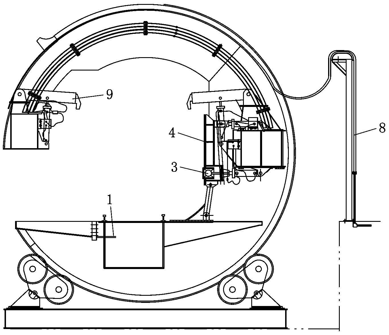 Rotor type car dumper