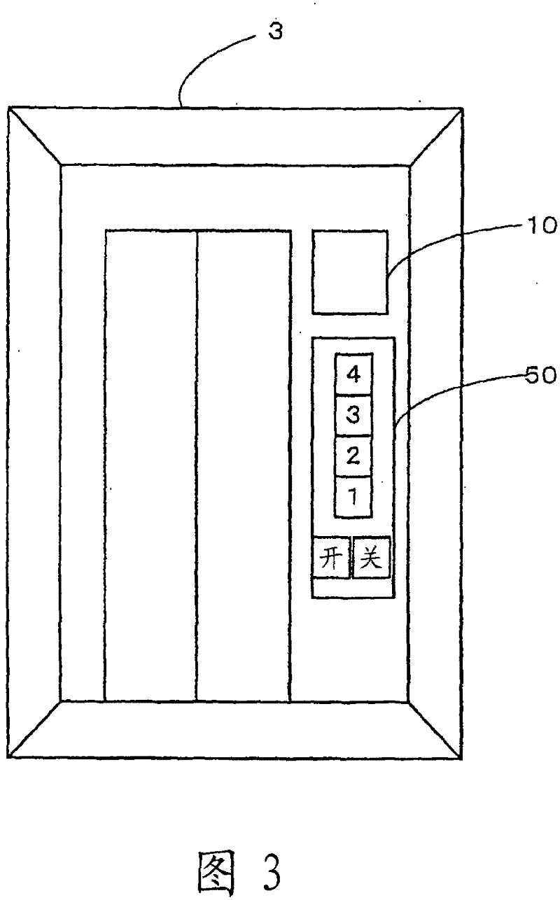 Display equipment of elevator