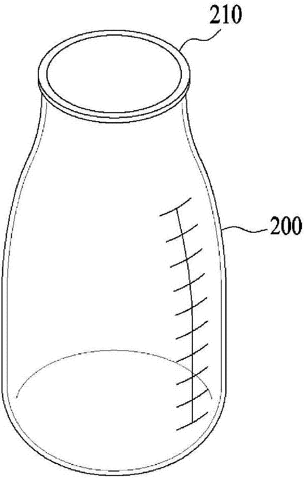 Feeding bottle structure