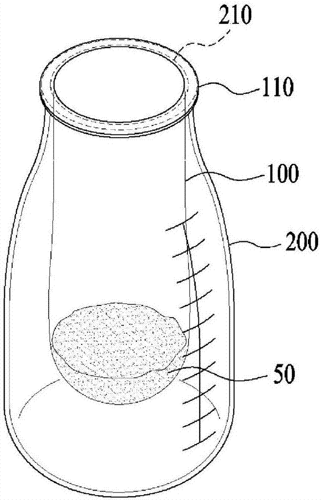 Feeding bottle structure