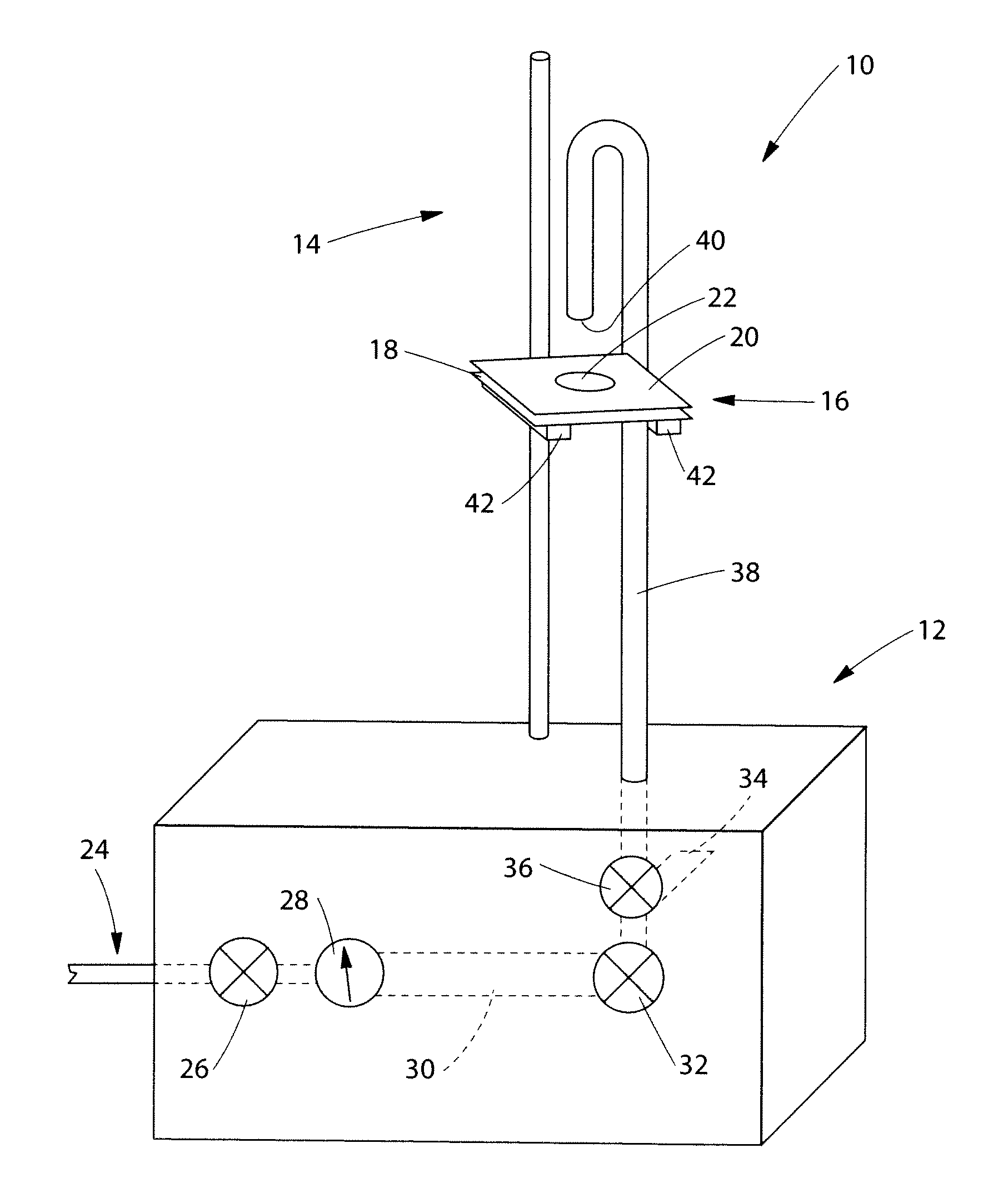 Process for demonstrating tissue product break-through