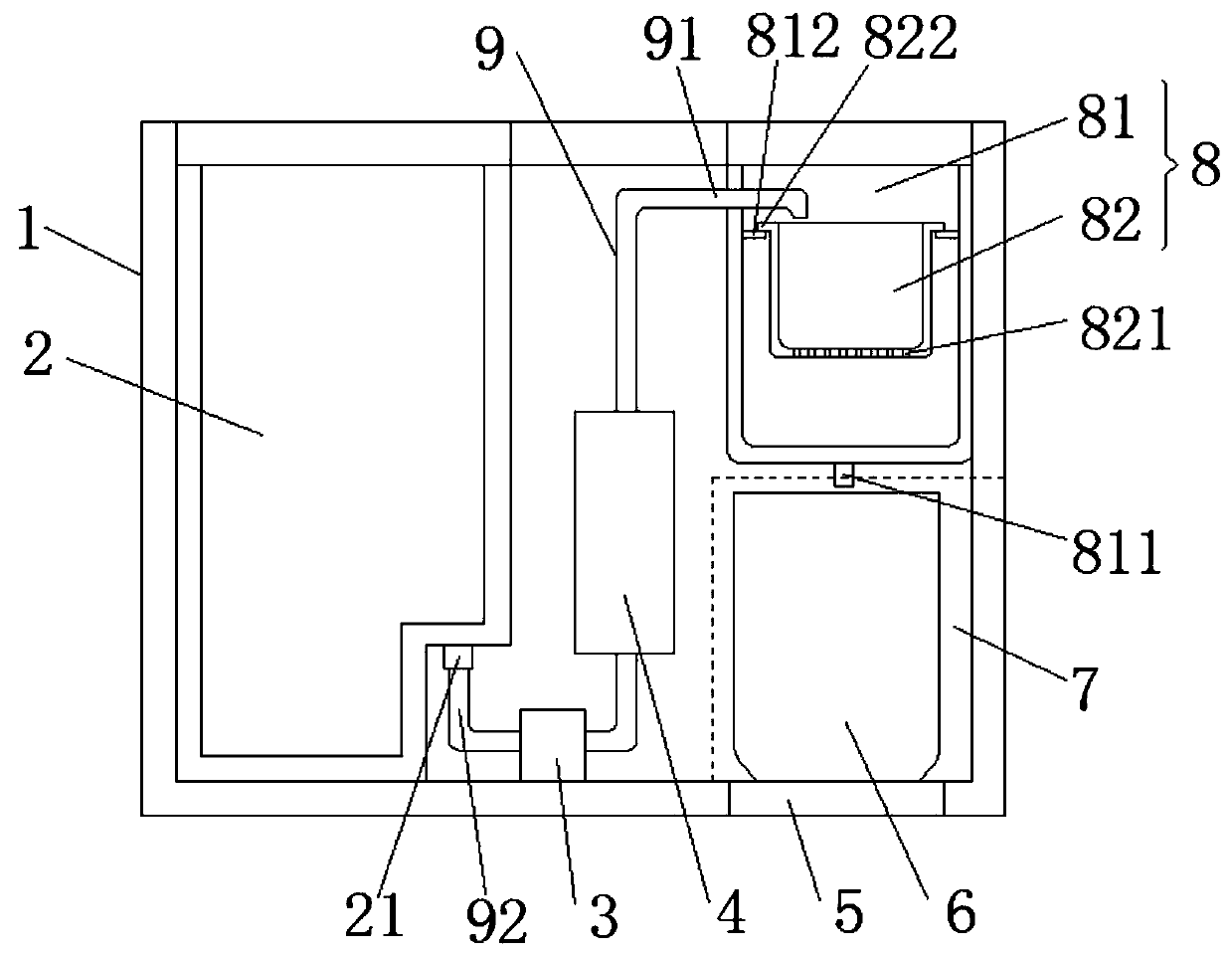 Step-by-step heating method and step-by-step heating device of intelligent brewing machine