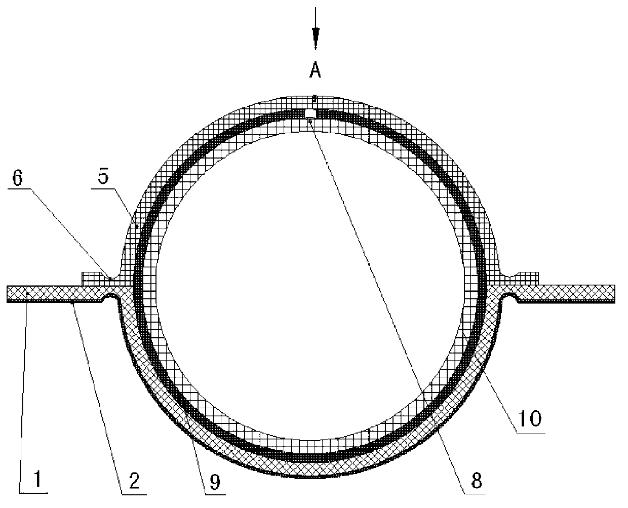 Coated drip irrigation tube/belt production method