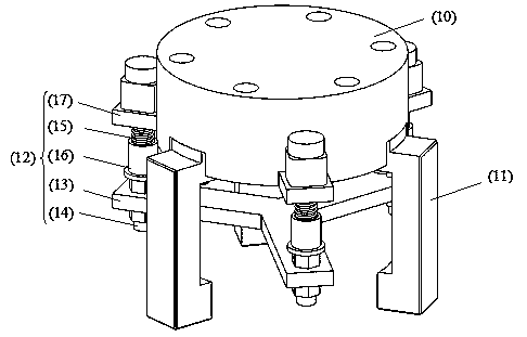 Accurate-positioning floating-type deburring and polishing device