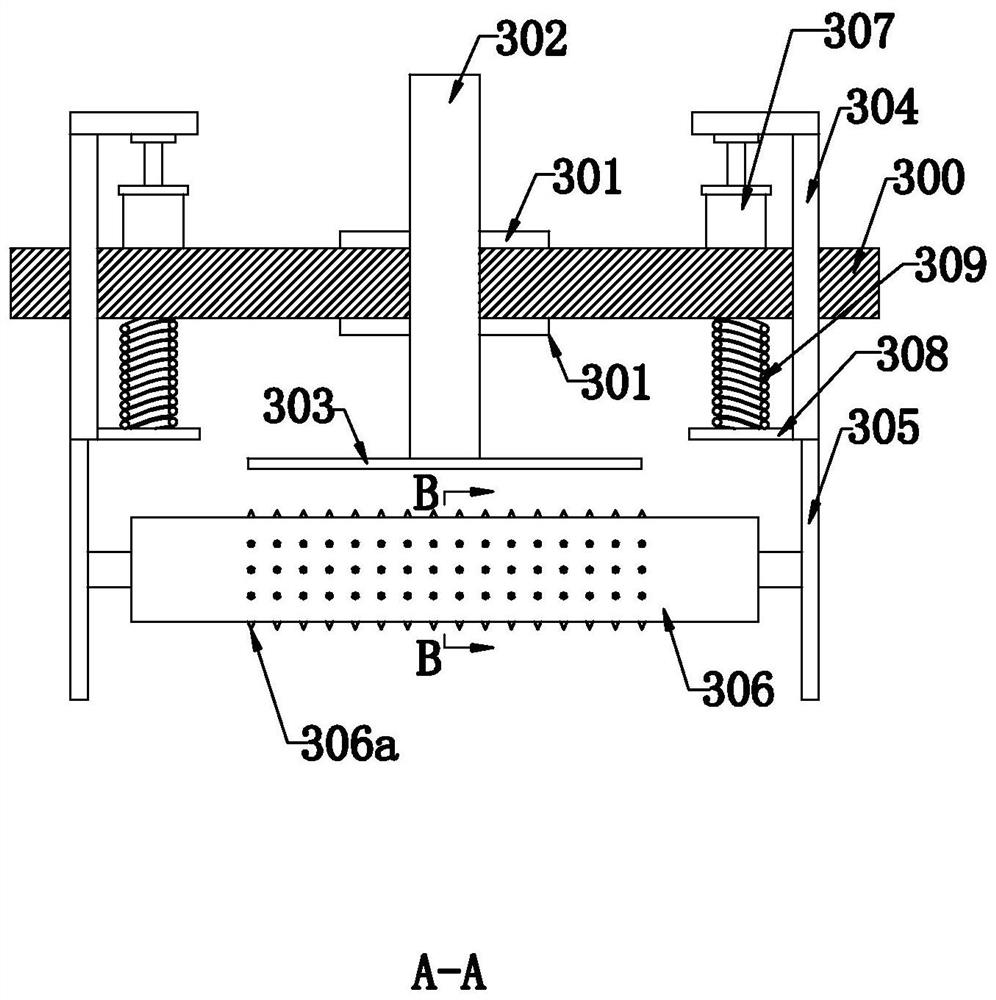 Packaging paperboard cutting and punching device and cutting method thereof