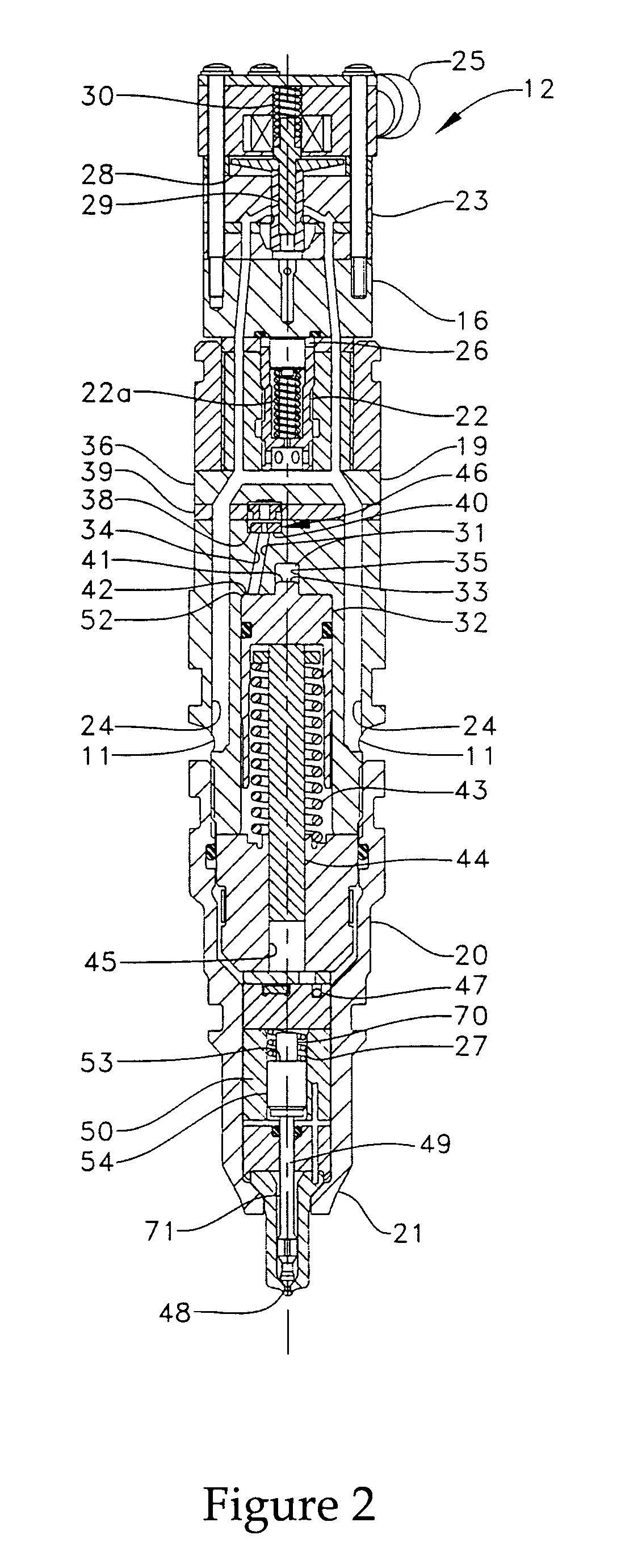 Variable flow rate valve and method of reducing wear on same