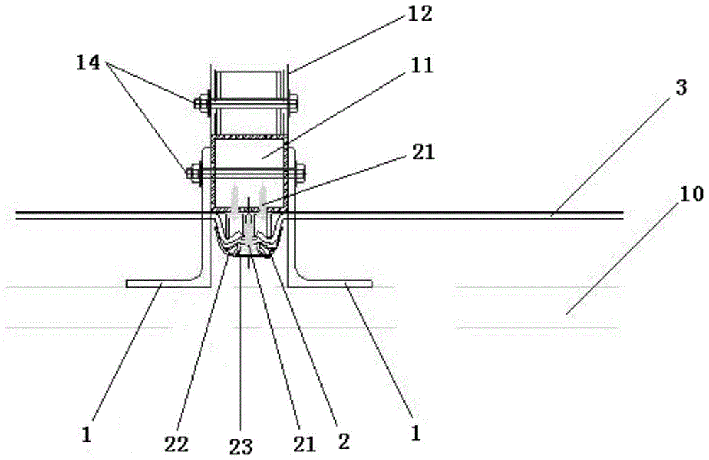 Construction method of hollow transparent plate roof system with special-shaped curved surface