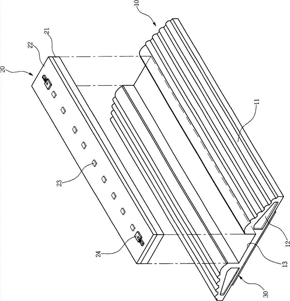 Led module with optical diffusion layer formed