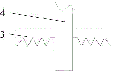 A kind of multi-tube airflow impact kinetic energy pulping equipment with triangular zigzag pulping knife