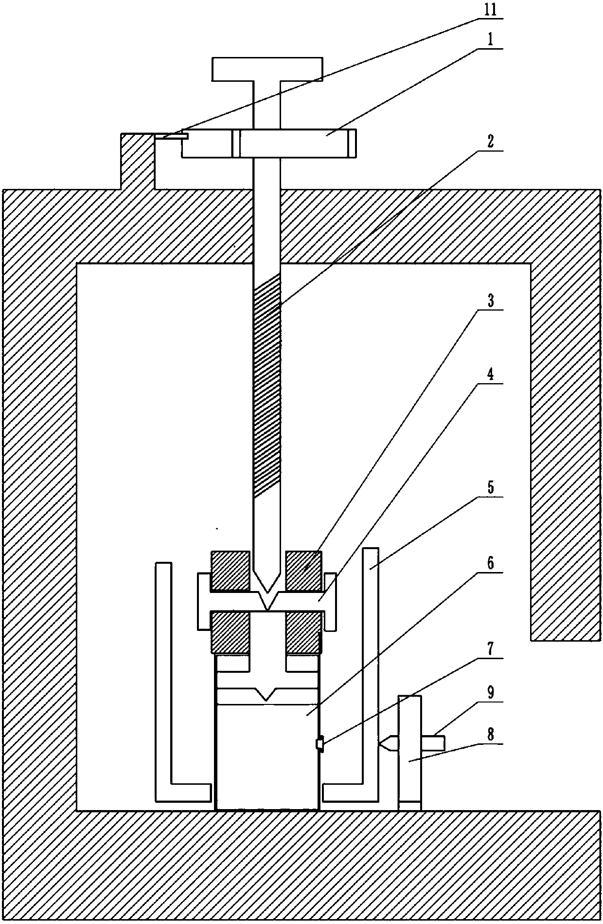 Flywheel cover drilling clamp