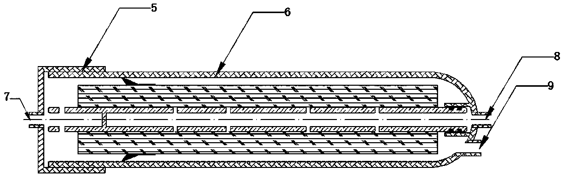 Household reverse osmosis membrane without raw water seal ring and membrane shell assembly