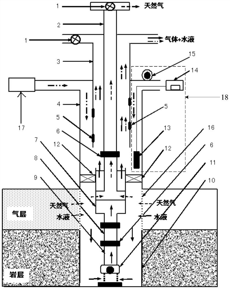 Water drive gas reservoir exploitation method