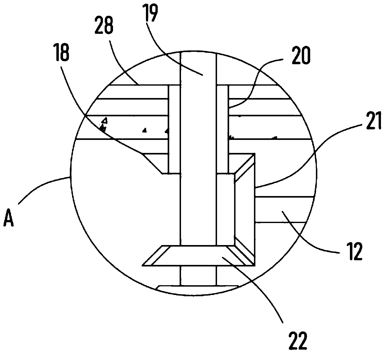 Cleaning device for infectious disease treatment tool