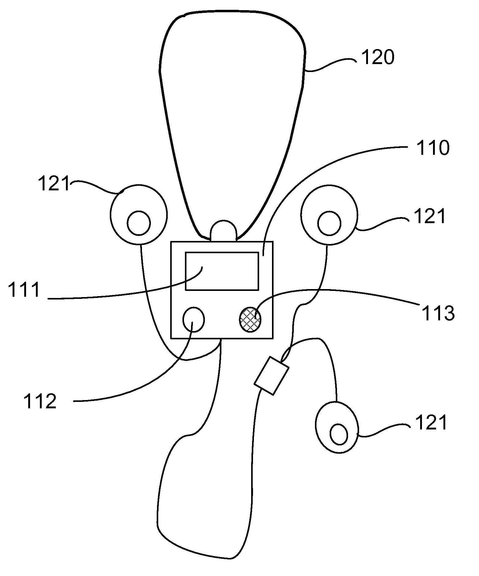 Symptom recording patient interface system for a portable heart monitor