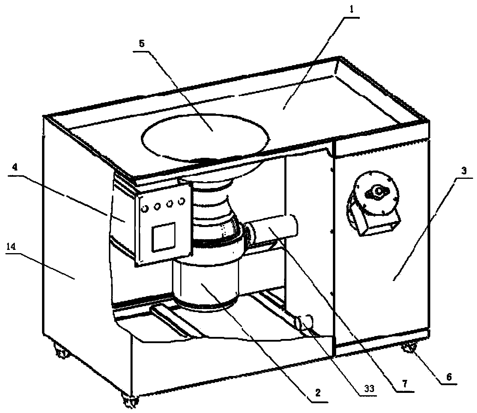 Desk type garbage disposer