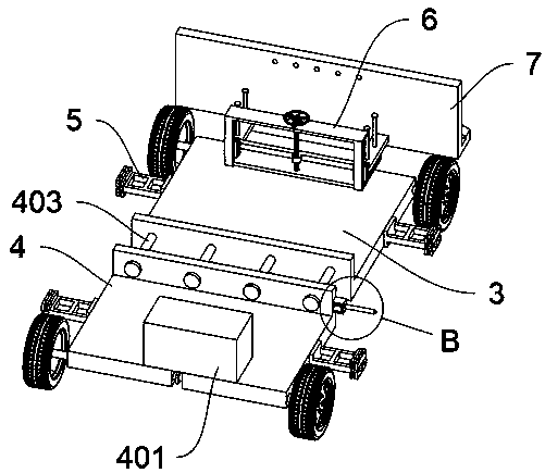 Bumper impact test device based on automobile safety