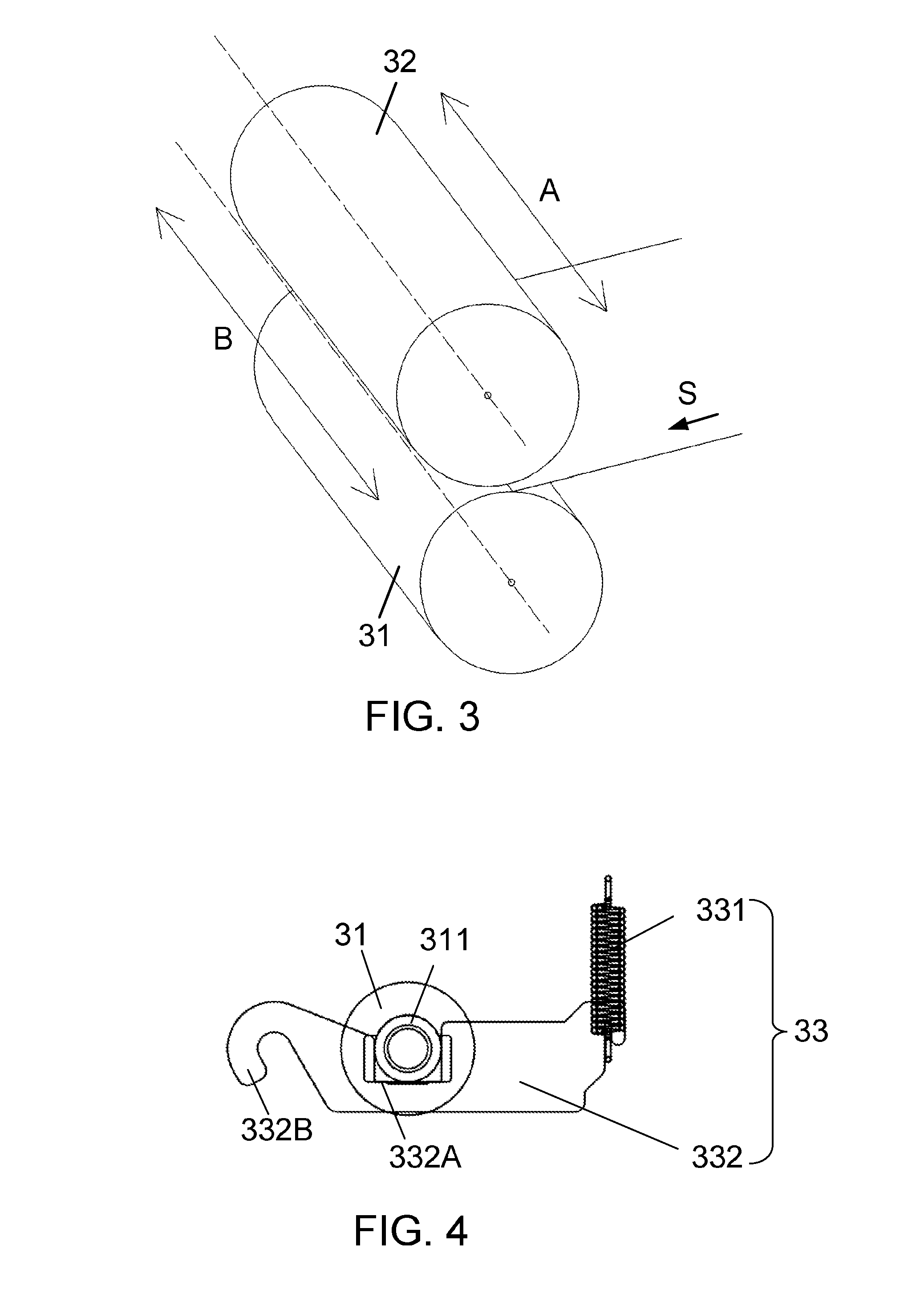 Separable fusing device and printer using the same
