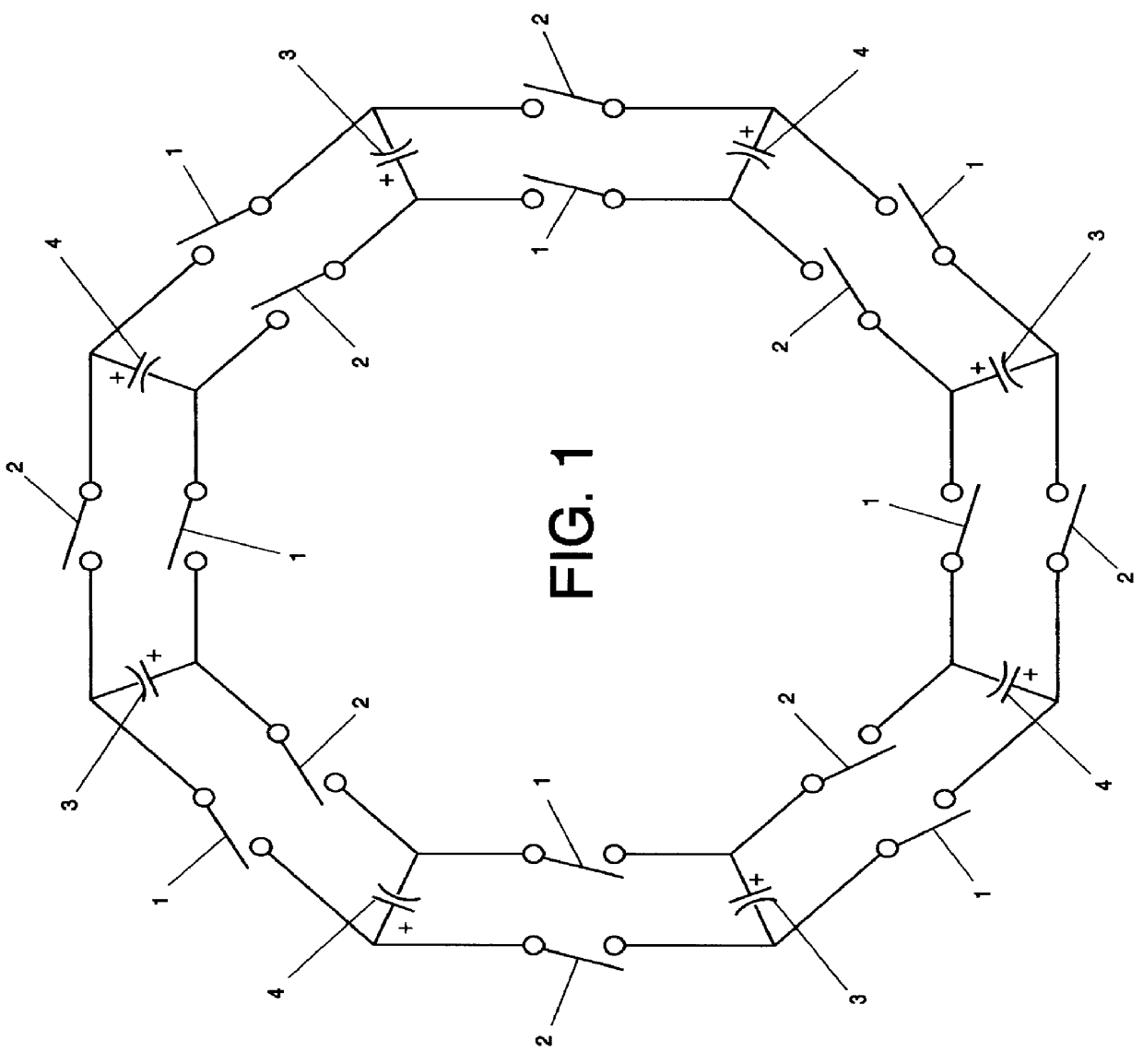 Apparatus for generating an alternating magnetic field