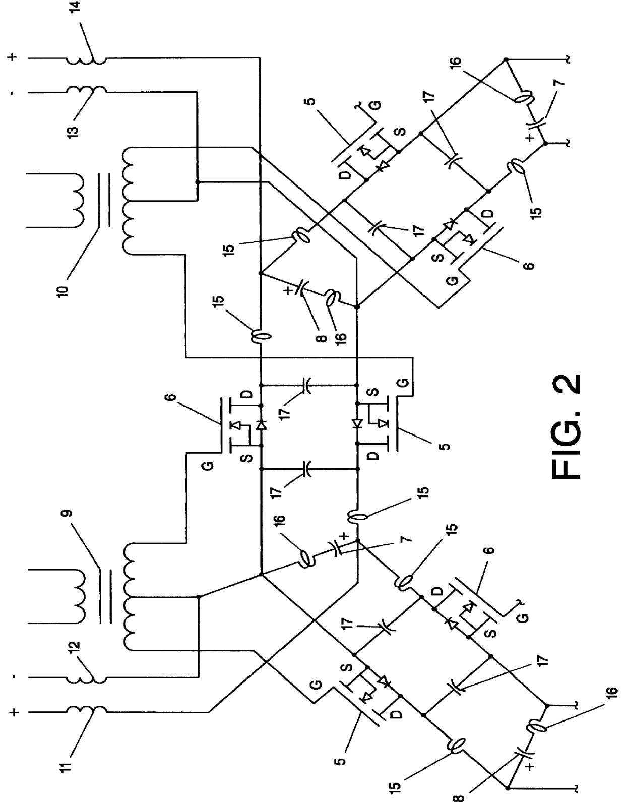 Apparatus for generating an alternating magnetic field