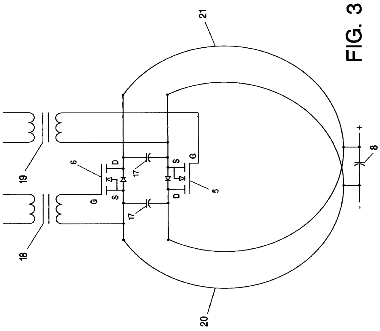 Apparatus for generating an alternating magnetic field