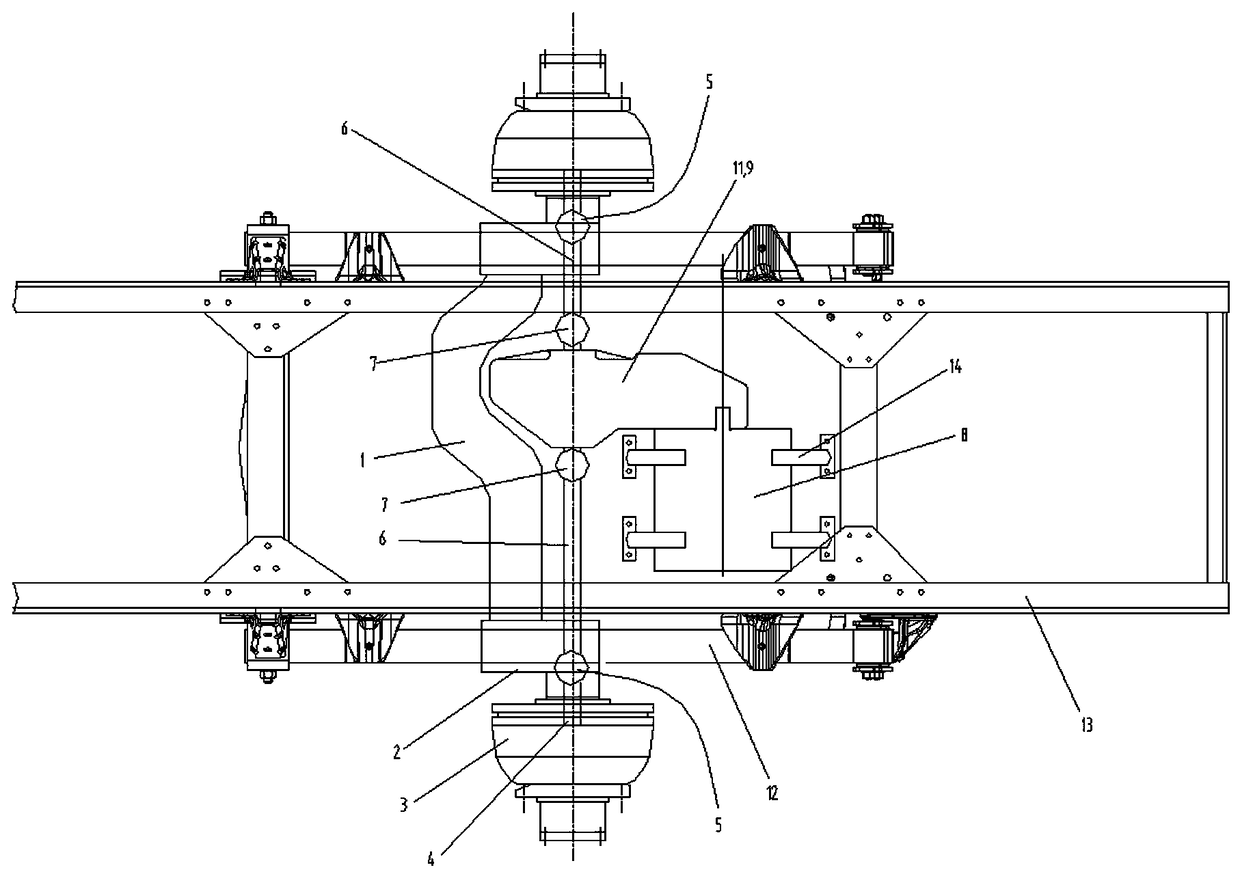 Non-bearing independently driven electric axle