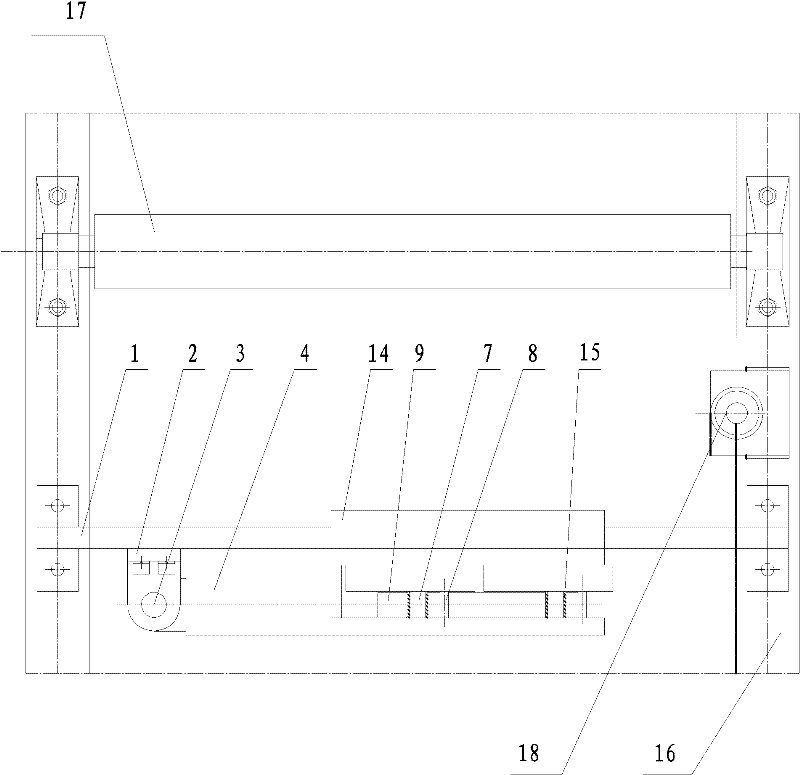Horizontal pushing mechanism in H section steel production line