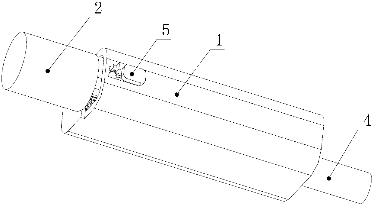 Conveying system for conveying implant and driving handle