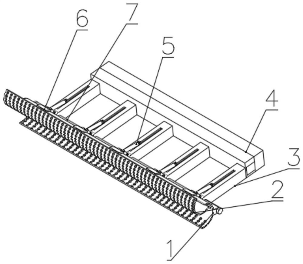 Flexible wave-resistant device of offshore power generation platform