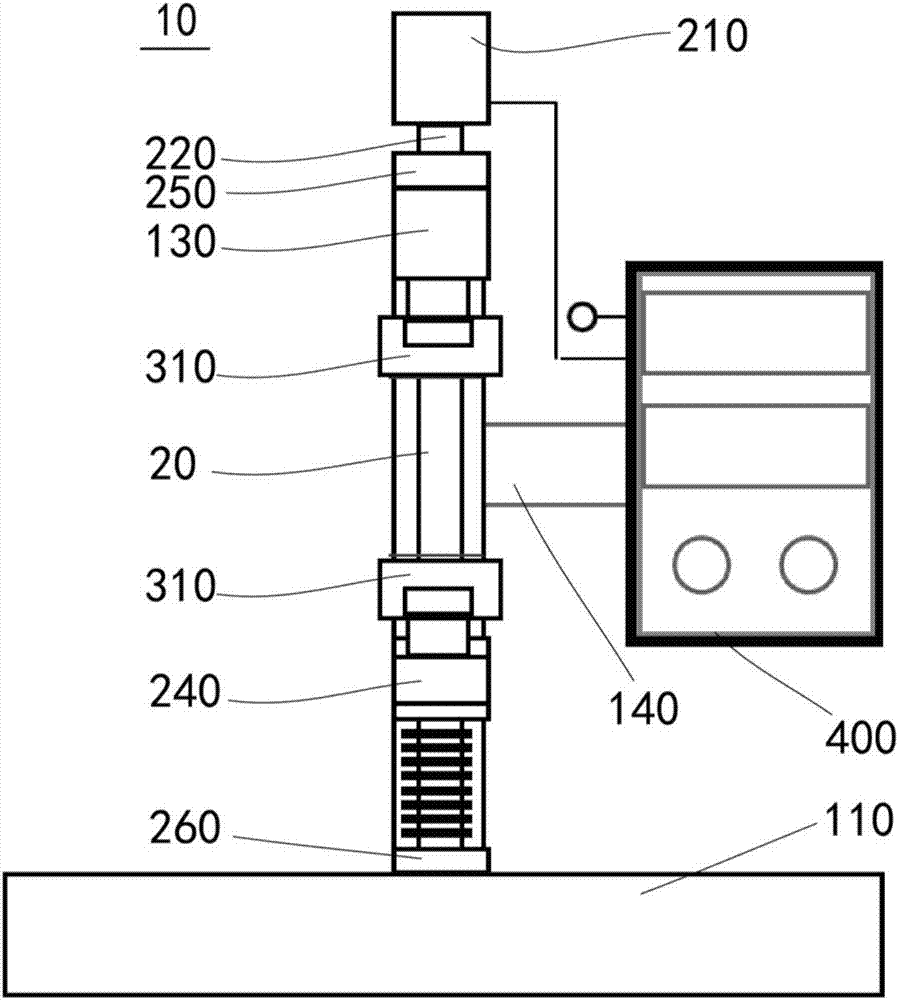 Measuring mechanism for rebound resilience of knitted fabric cut piece