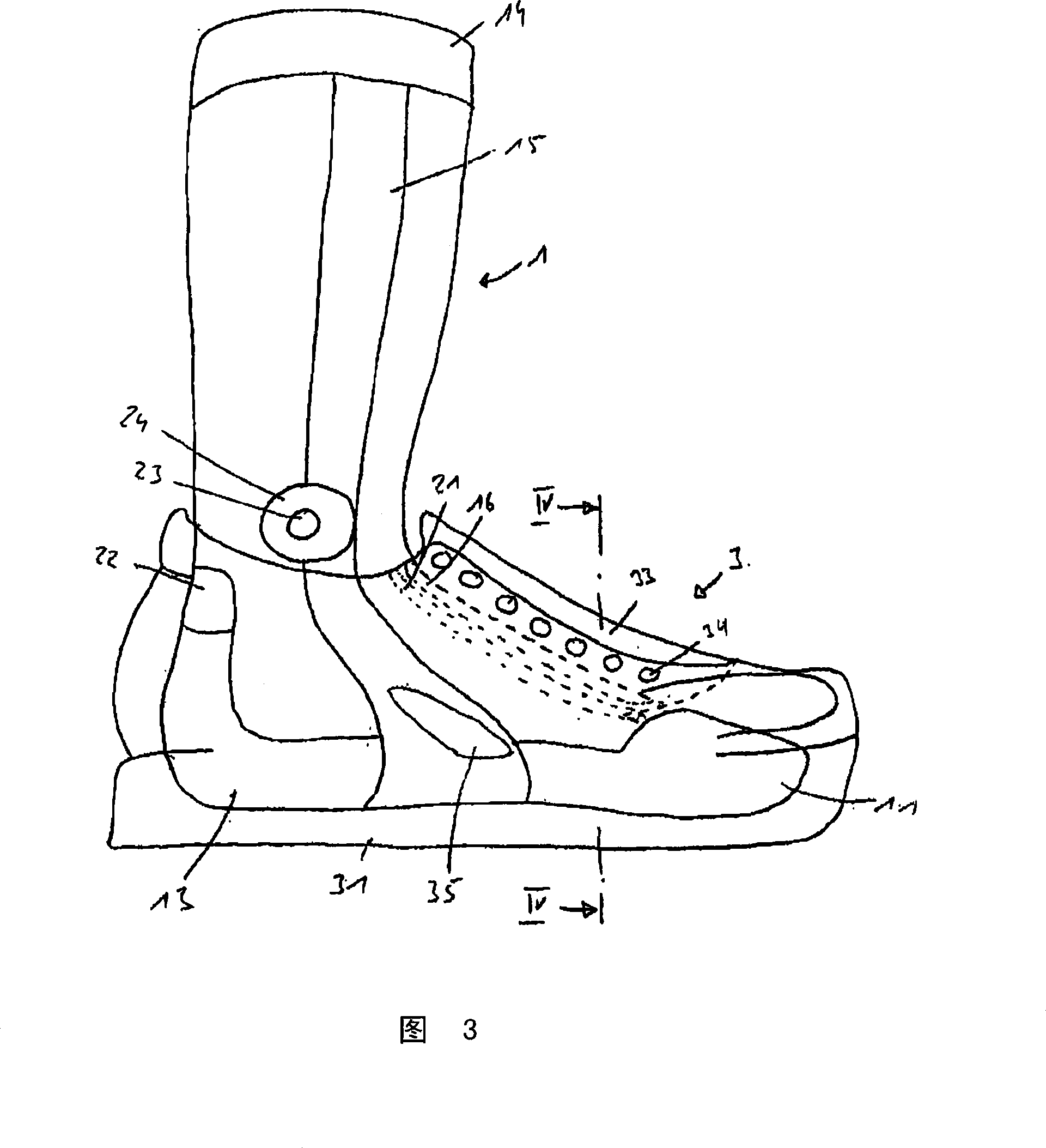 Sock with air regulating channel