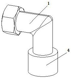 Automobile oil pipe connecting device