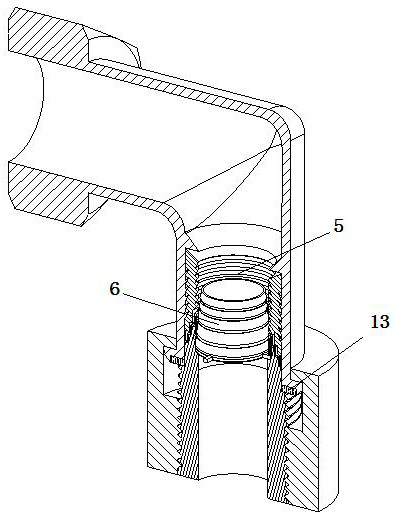 Automobile oil pipe connecting device