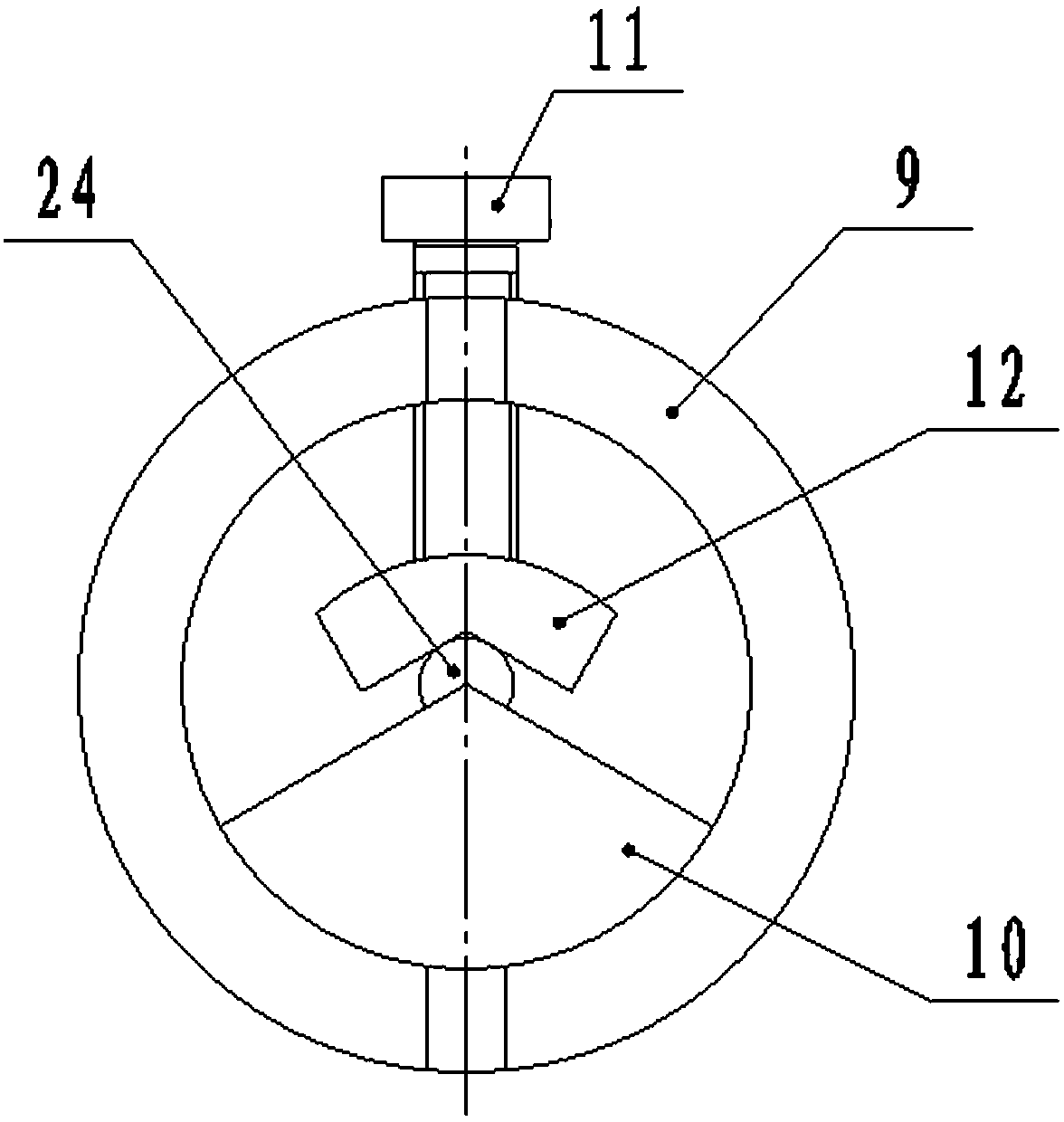 Cutter sharpening device of gun drill