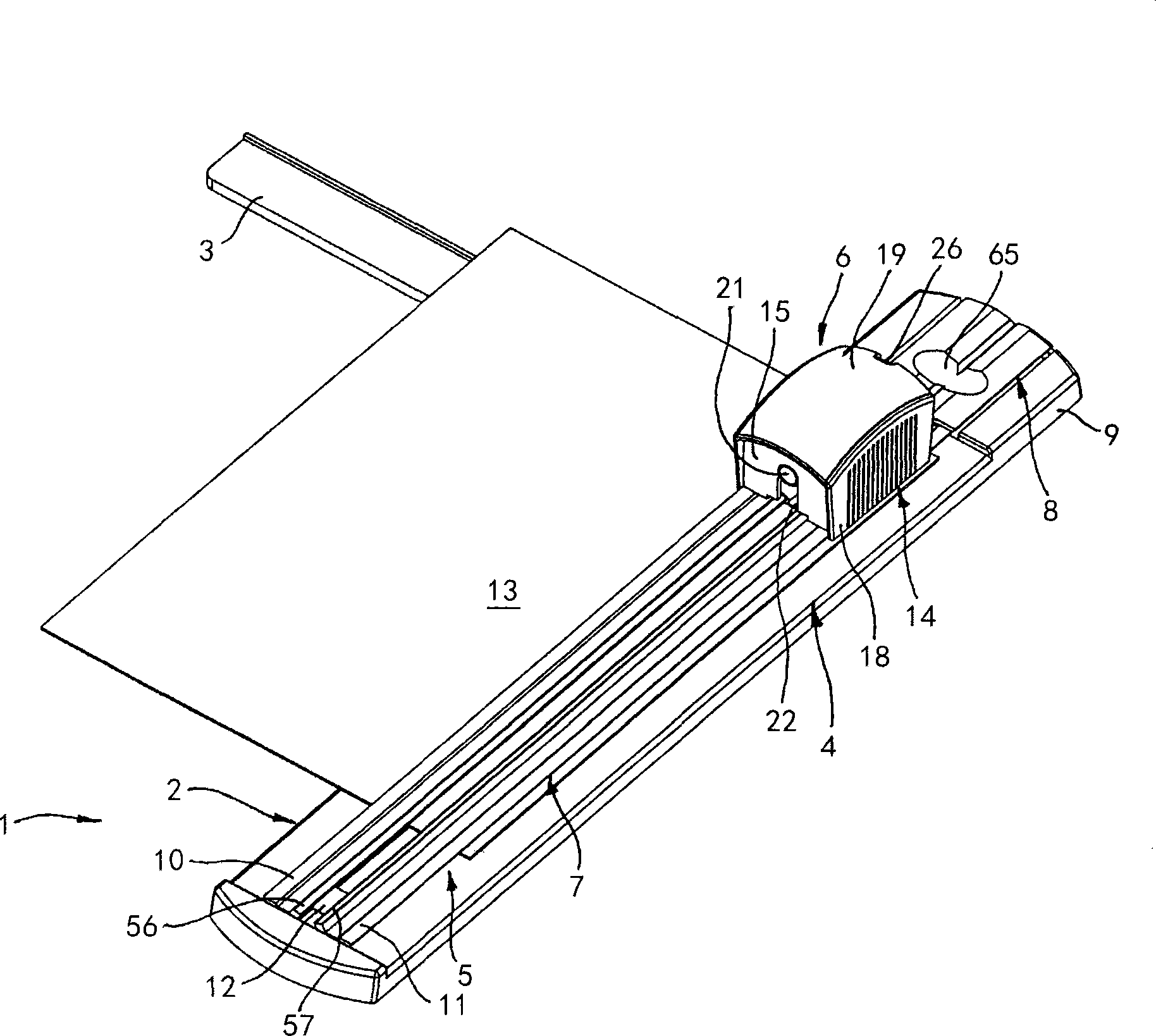 Cutting unit for cutting sheet material