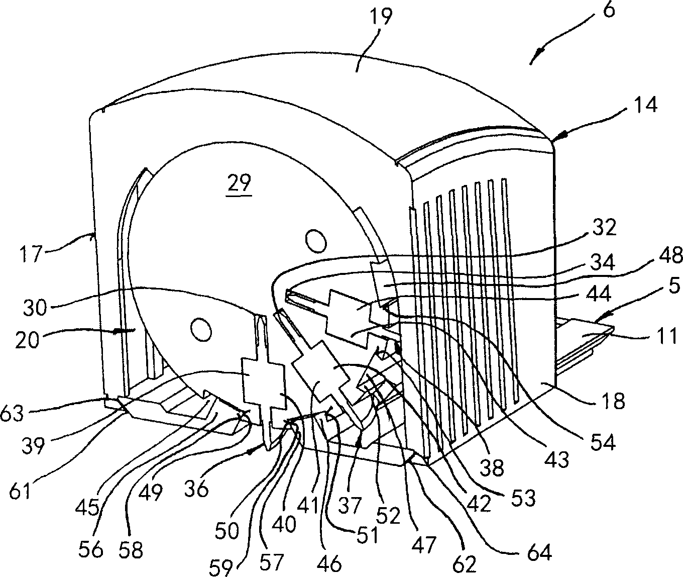 Cutting unit for cutting sheet material