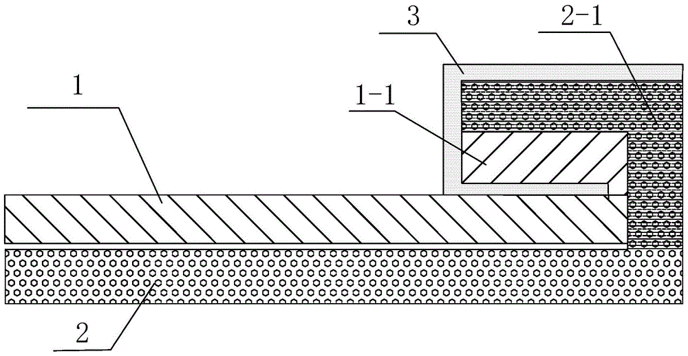 The stitching structure and stitching process between light sheets