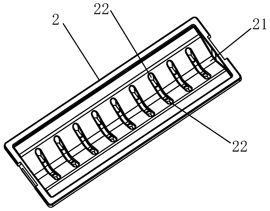 A multi-stage water separation structure of a cooling fan